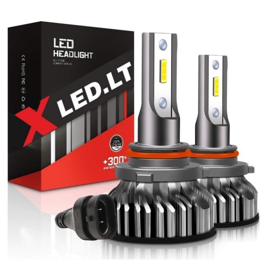 XLED HB3 / 9005 MINI CAN-BUS ZES +300% LED sistema 12V-24V 6500LM